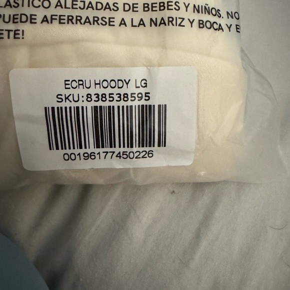 Taylor Swift Cream Hoodie new in bag - Picture 3 of 5